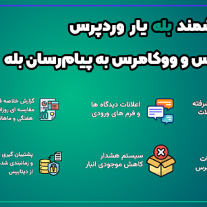 دستیار هوشمند بله یار وردپرس | اتصال پیشرفته وردپرس و ووکامرس به پیام‌رسان بله